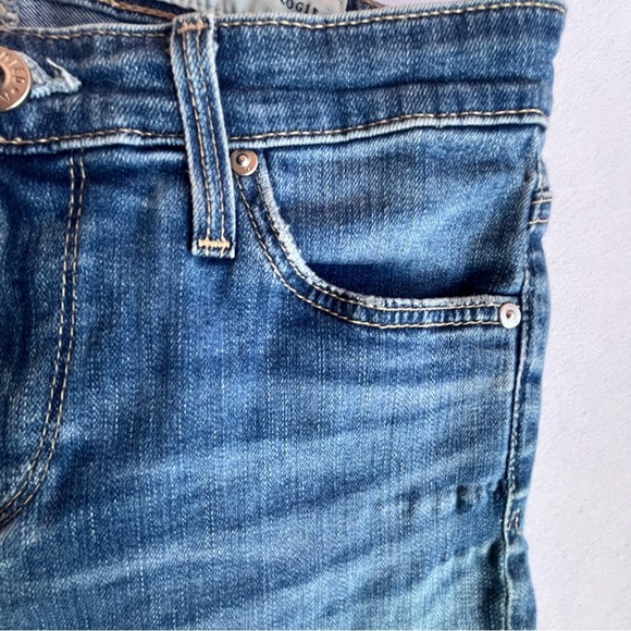 Anthropologie Distressed Washed Denim Jeans Size 25R – Pre-Owned - Picture 5 of 13